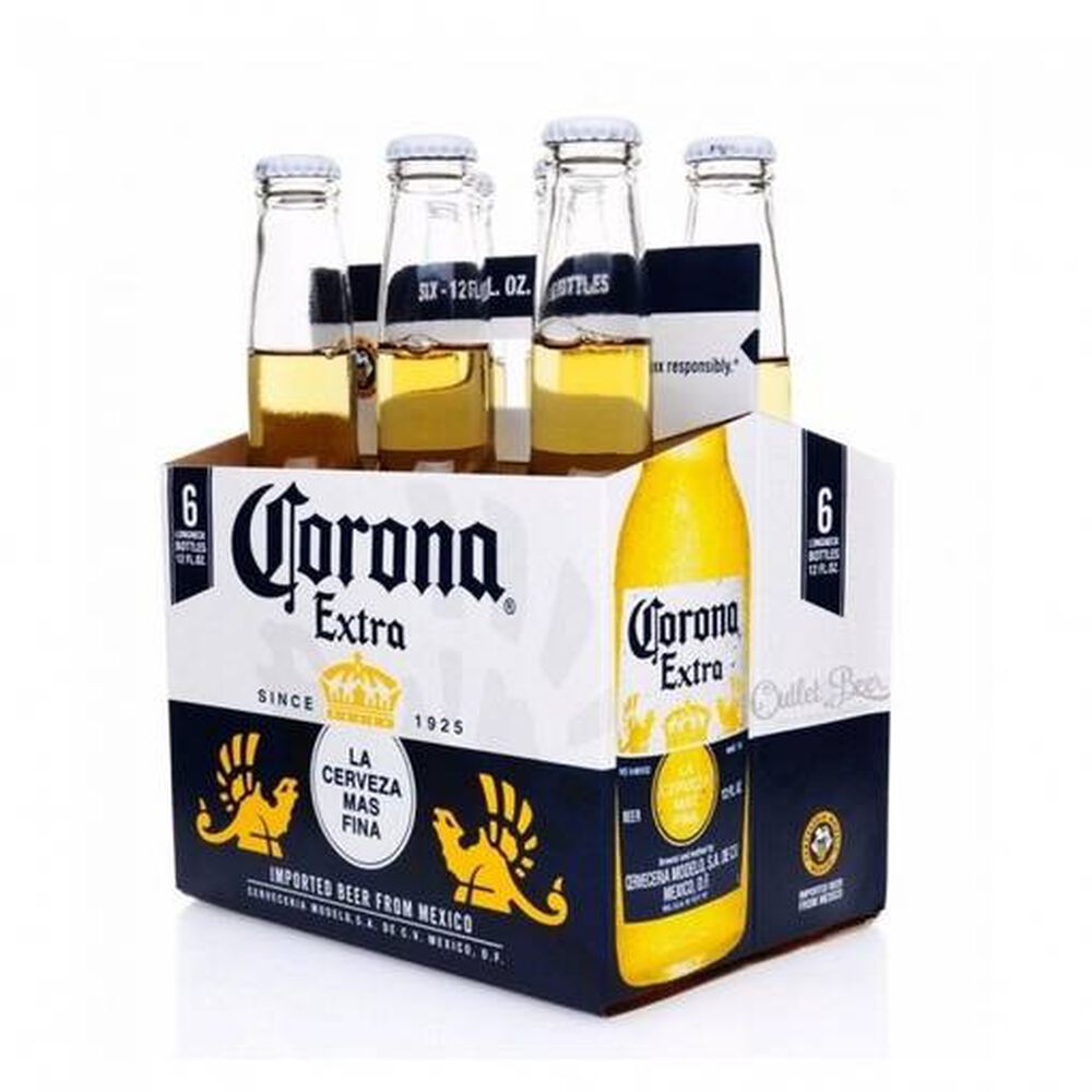 Cerveja Corona Extra Long Neck 330ml C/ 6 Unid.